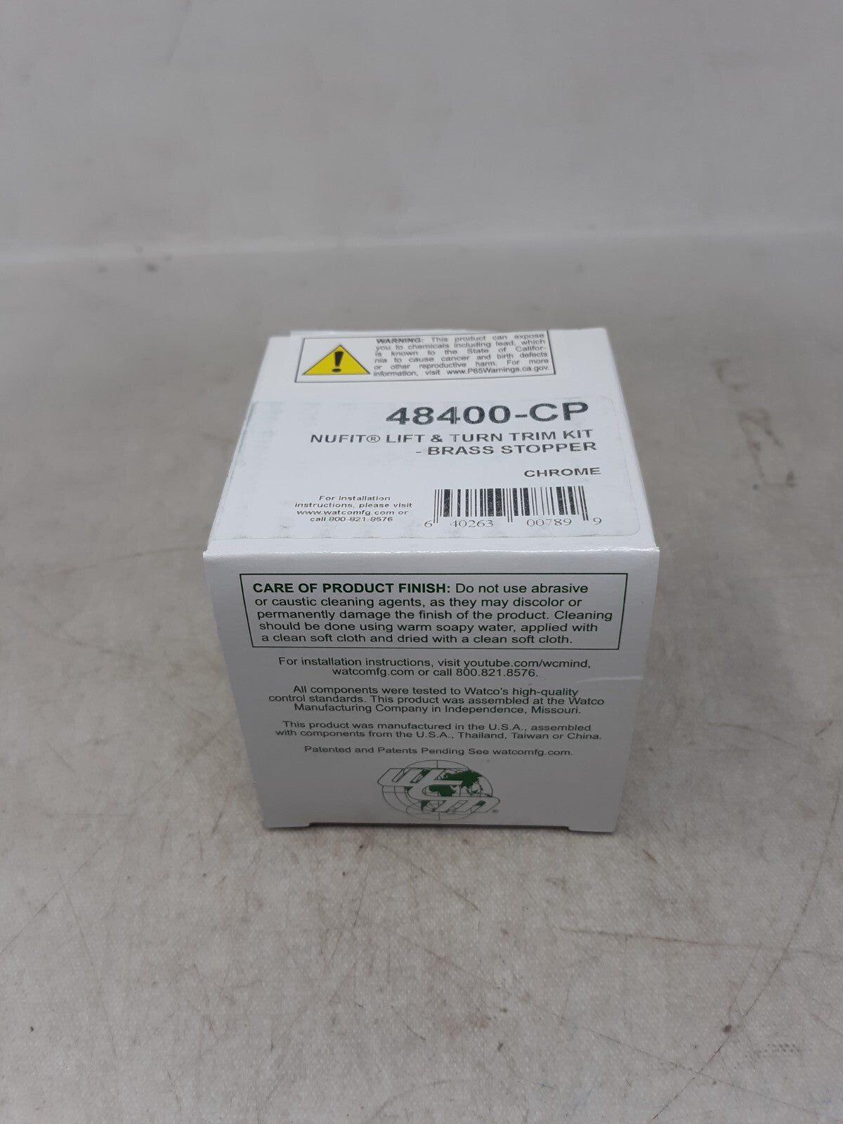 WCM Industries 48400-CP NuFit Lift & Turn Trim Kit FNOB