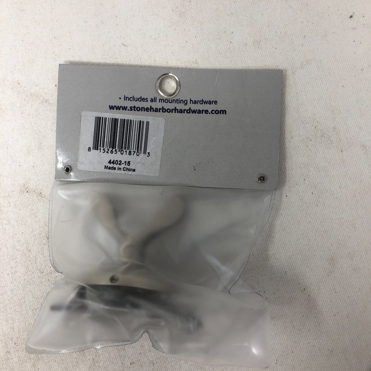 Stone Harbor-Coastal Robe Hook for Bathroom Satin Nickel Part #4402