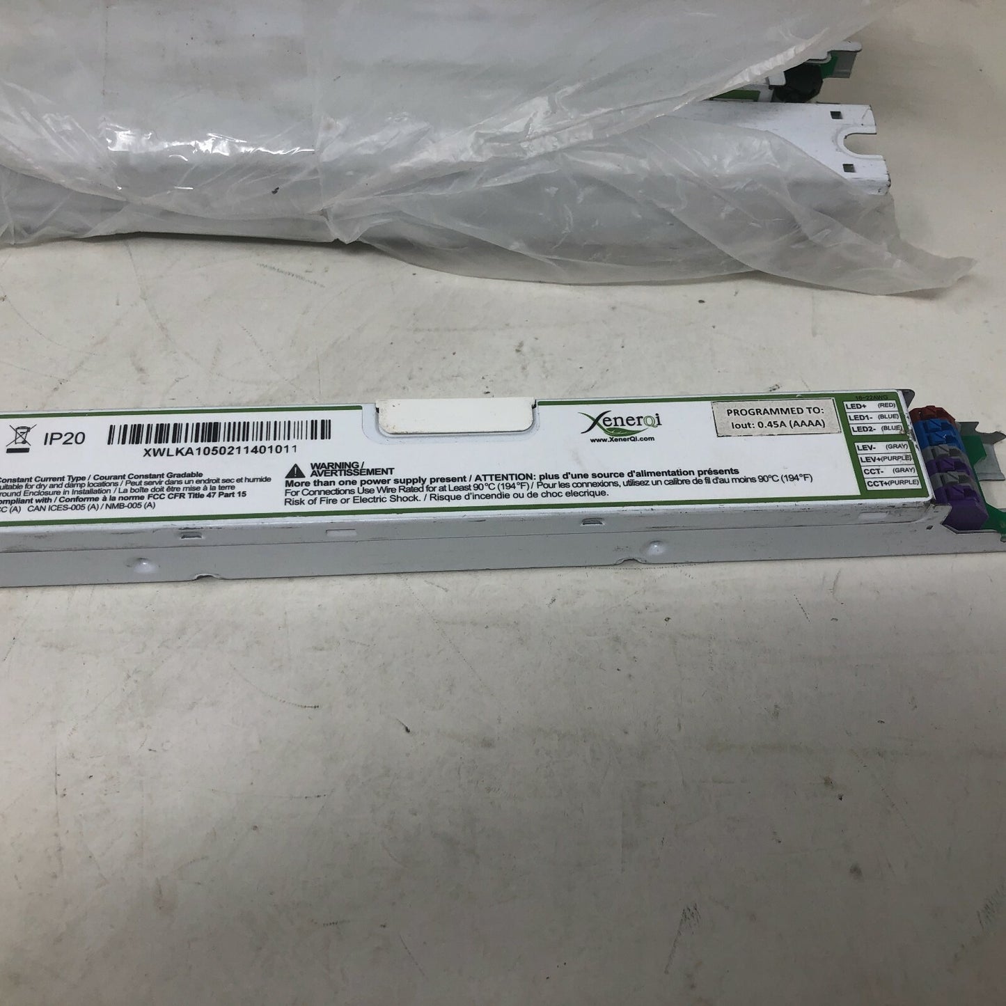 Programmable LED Driver - XEL-072TKU-C1X05E-WZDN-A01 - LOT OF 4