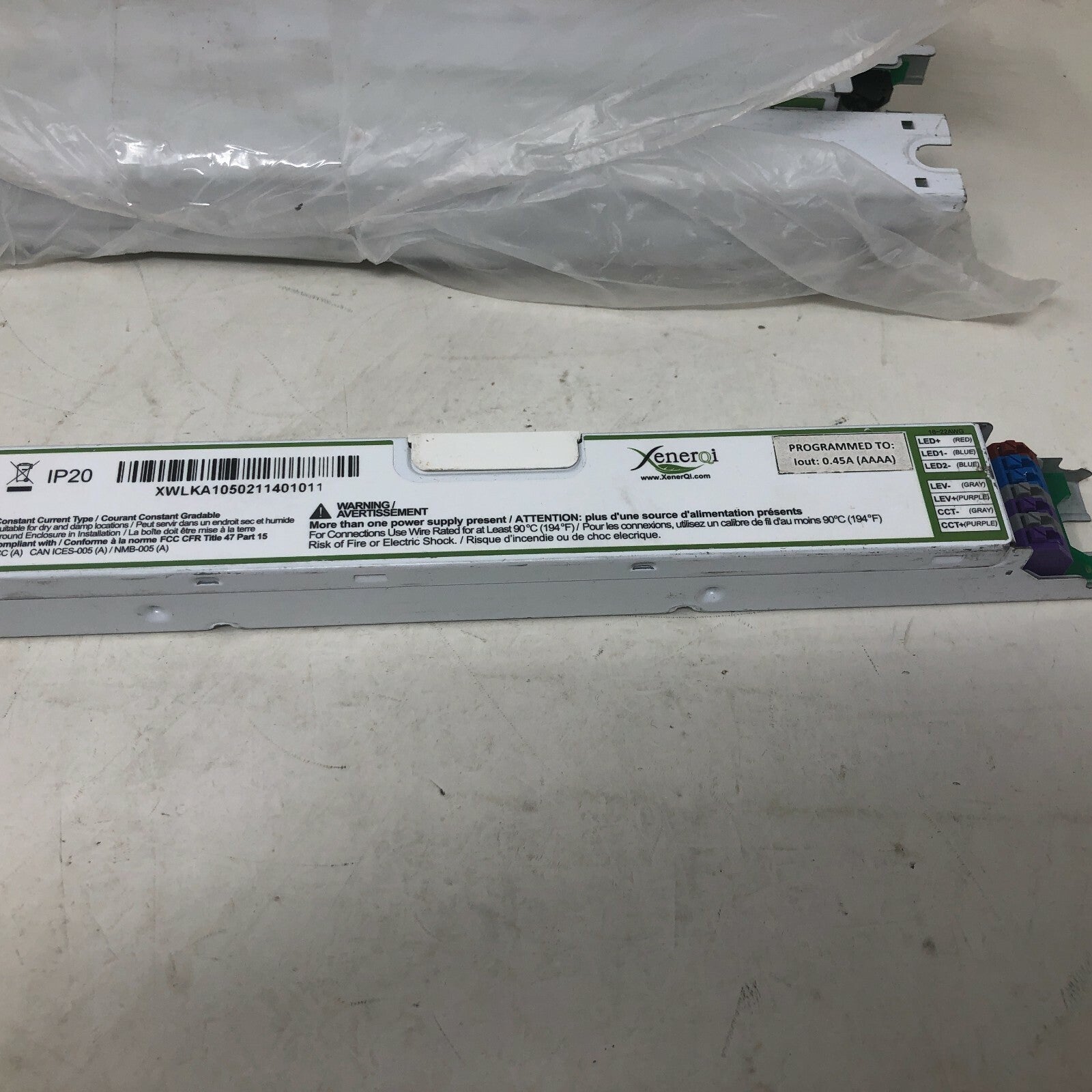 Programmable LED Driver - XEL-072TKU-C1X05E-WZDN-A01 - LOT OF 4