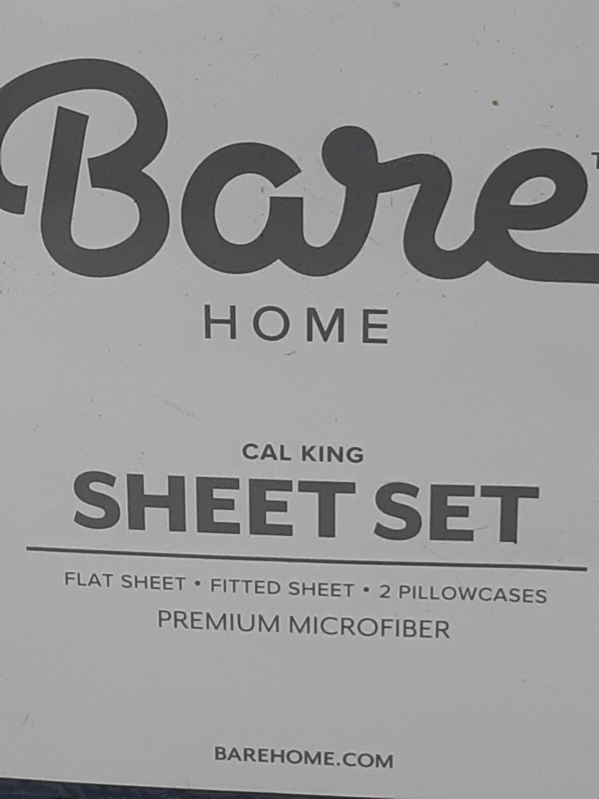 Bare Home Cal King Sheet Set - 1800 Blue