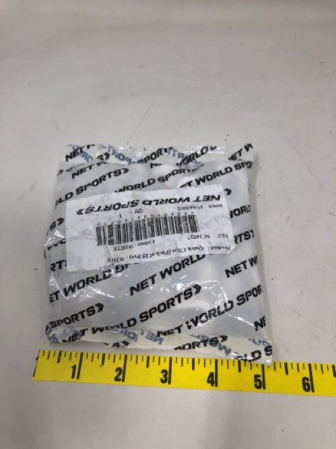 Net World Sports Quick Clips SC16527- White (25pcs)