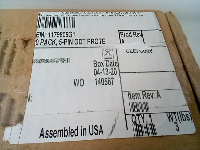 100 New Bourns 2420-39-G-T Gas Discharge Tube 5 Pin Overvoltage Protector