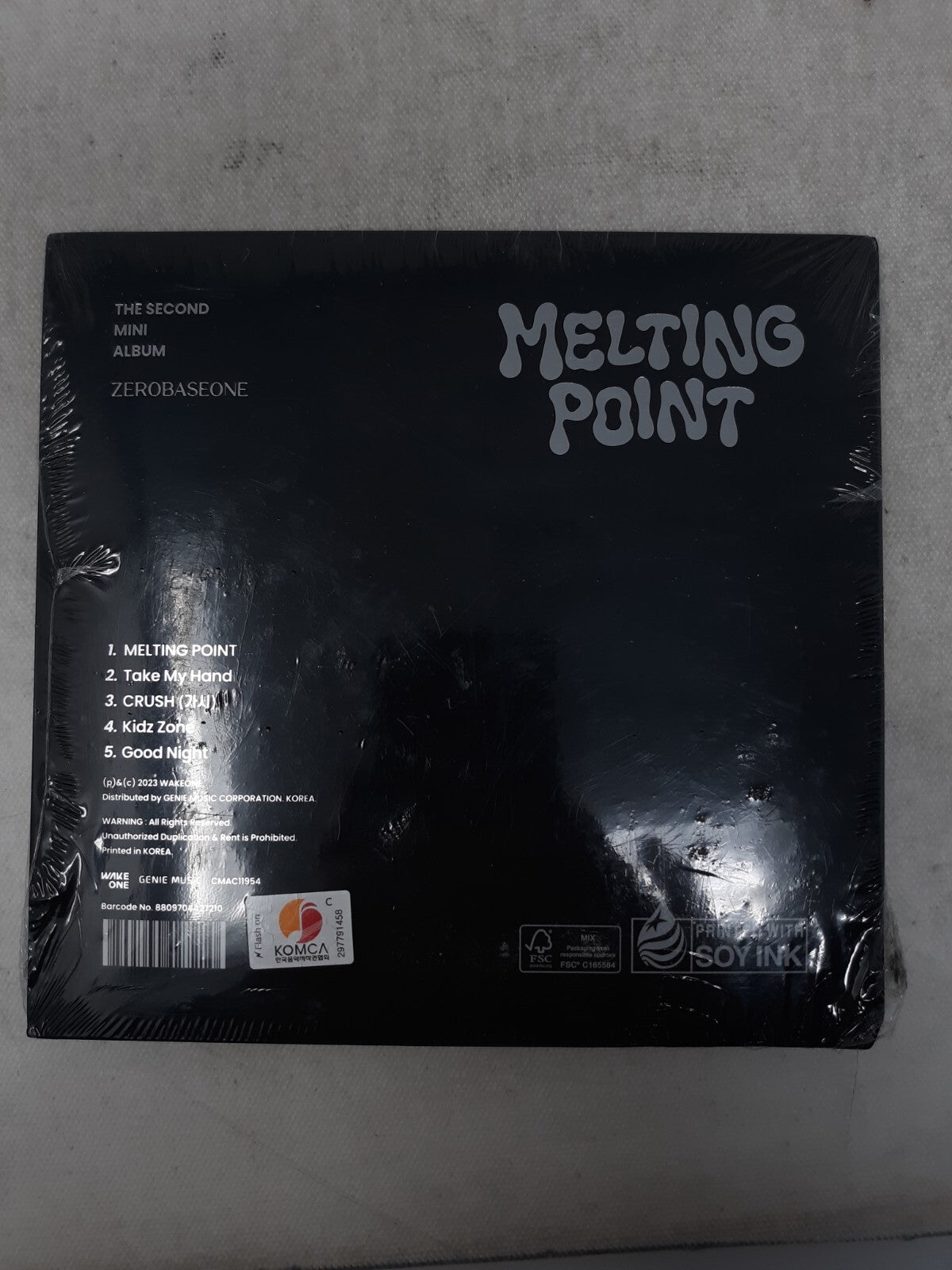 K-Pop ZEROBASEONE Melting Point RICKY Digipack Version CD + Sticker