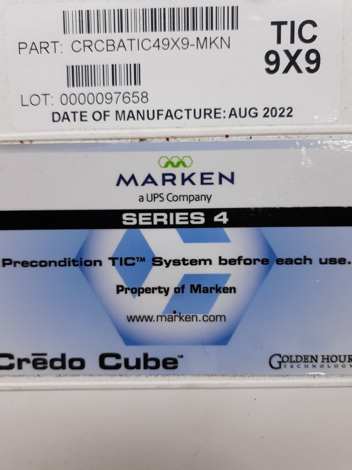 Credo Cube Ice Pack Series 22 (9 x 9)