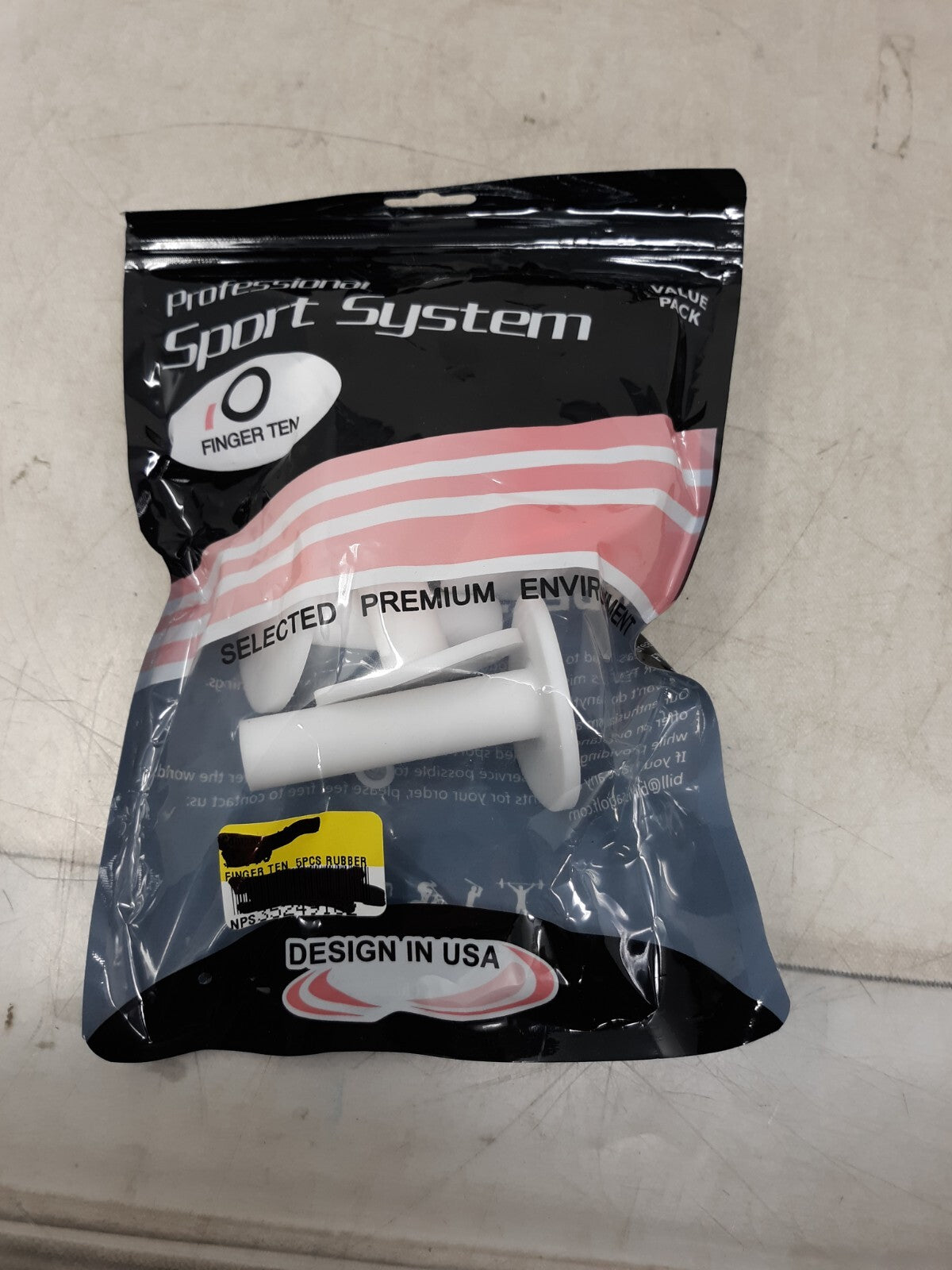 Finger 10 Golf Rubber Tee Driving Range Value 5 Pack for Indoor