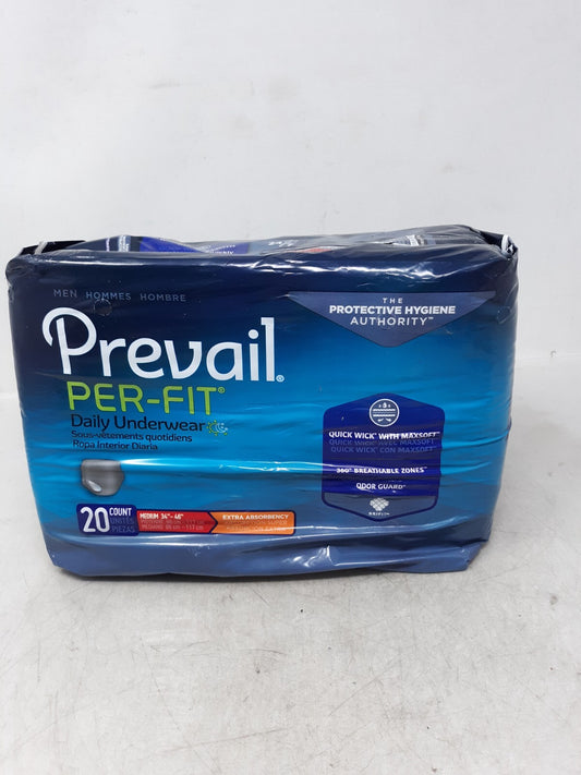 Prevail Disposable Underwear Male Medium 20 Ct (PFM-512)