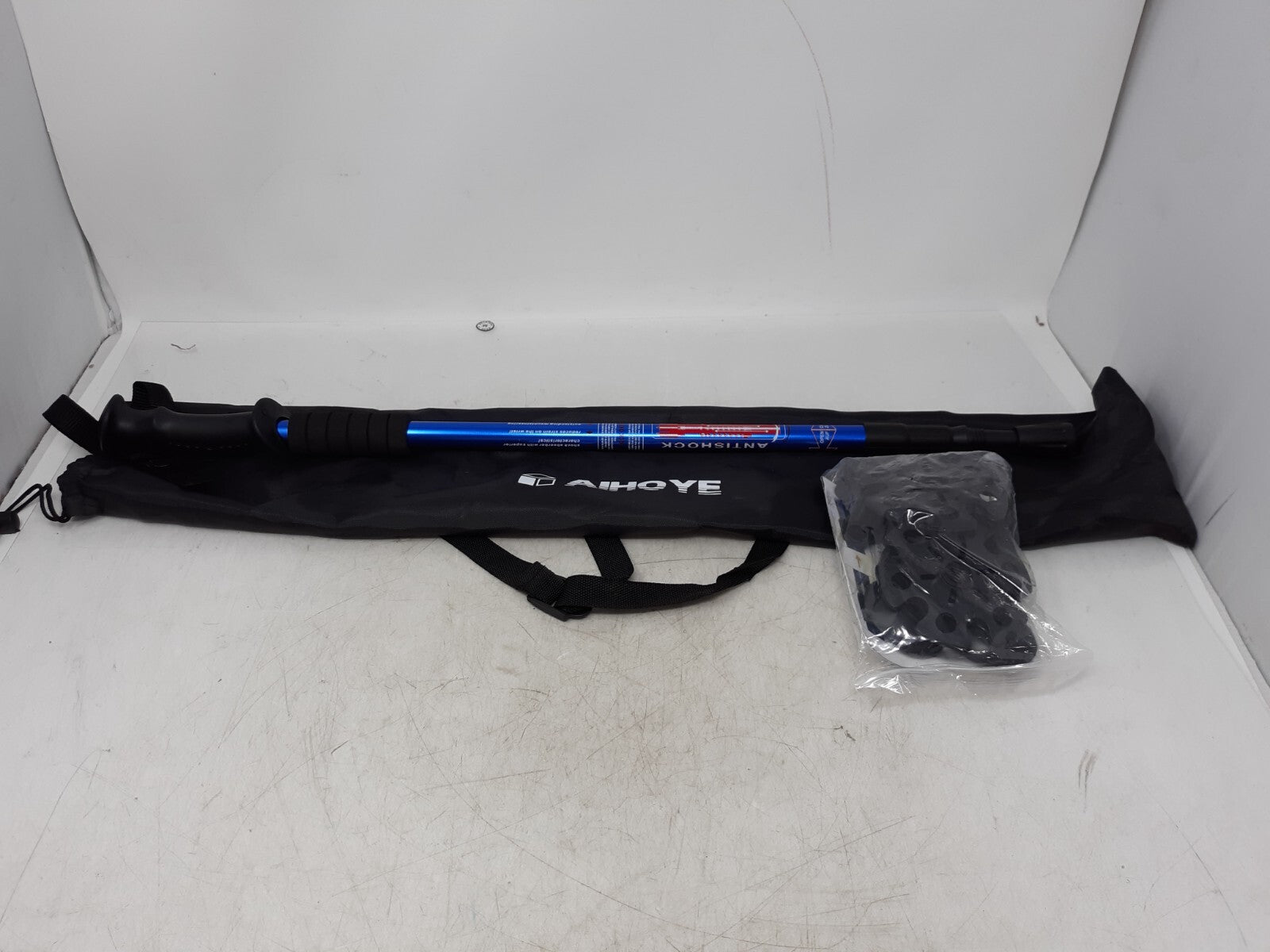 AIHOYE Adjustable Anti-Shock Hiking Trekking Pole - Aluminum, with Accessories