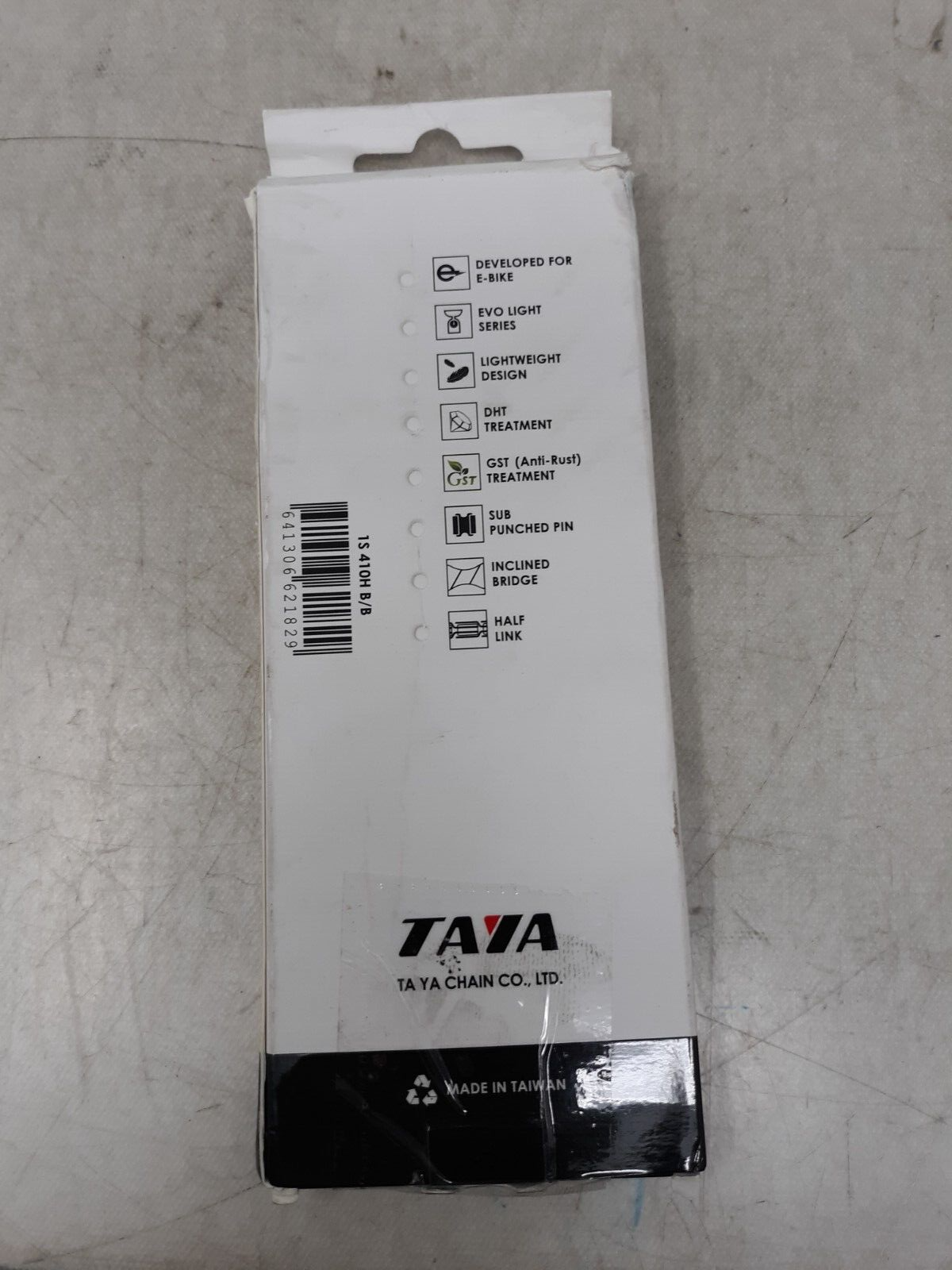Taya 410H Single Speed Bicycle Cycle Bike Chain 1/2 x 1/8 - 112L Black / Black