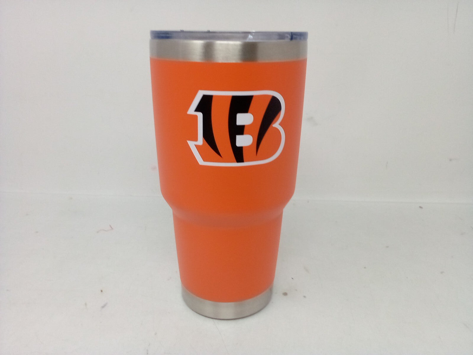 FOCO Cincinnati Bengals NFL Team Logo 30oz Stainless Steel Tumble -Orange