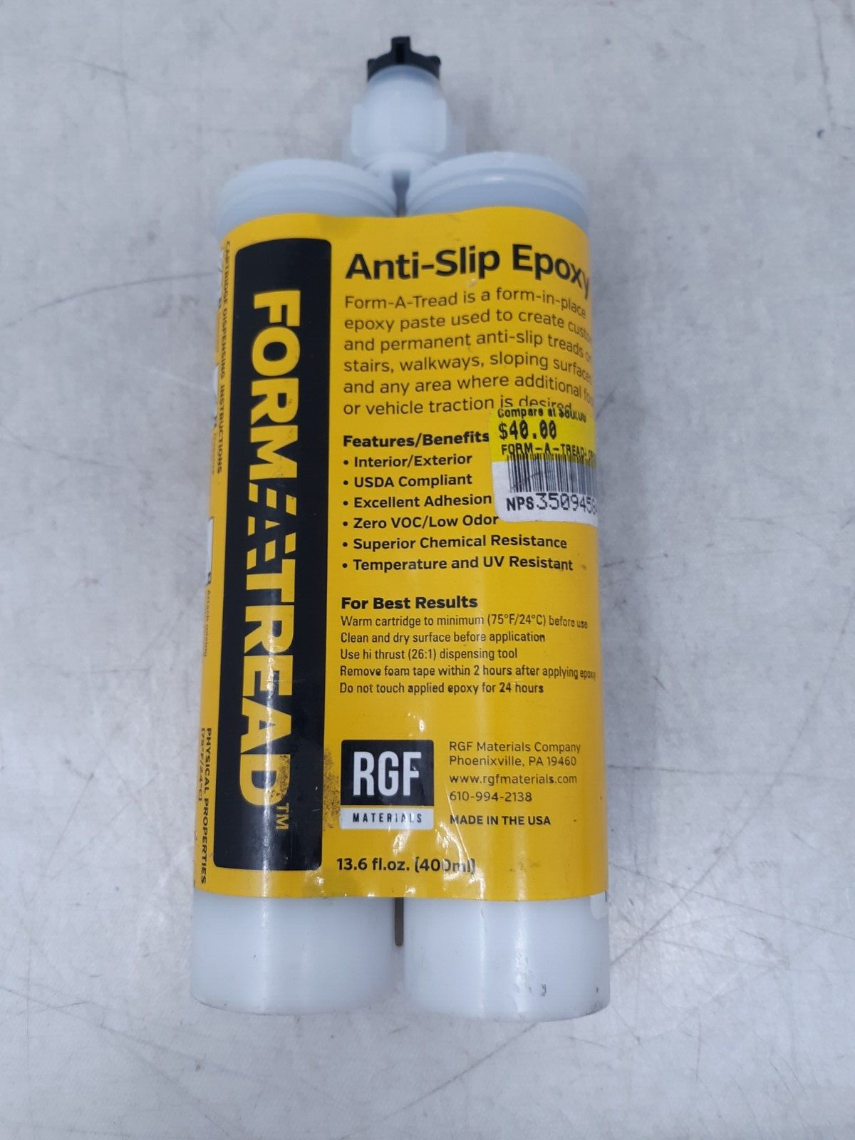 Form-A-Tread Anti-Slip Epoxy 400mL