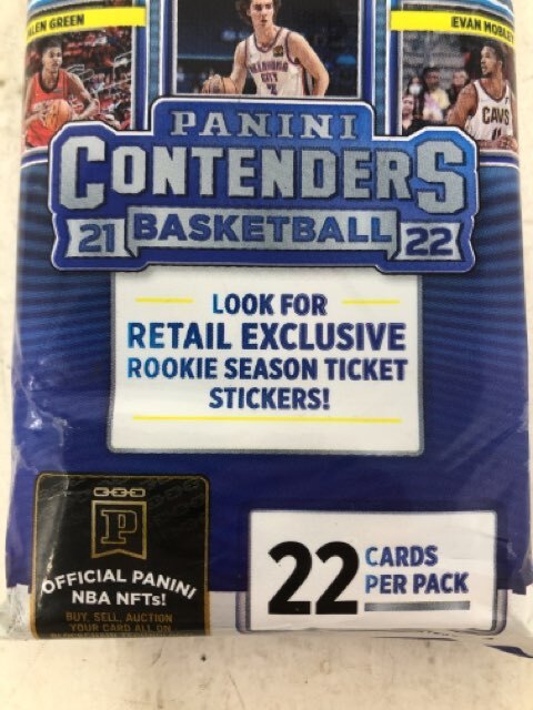 Panini Contenders 2021-22 NBA Trading Cards - 22 Card Value Pack