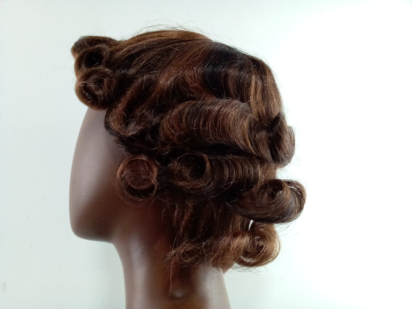 Kanekalon Wig Style: Suzy-S Color 2/30 Medium Auburn