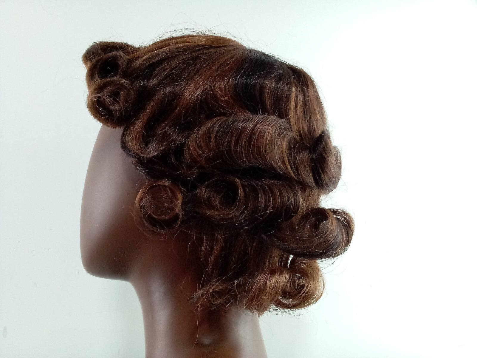 Kanekalon Wig Style: Suzy-S Color 2/30 Medium Auburn