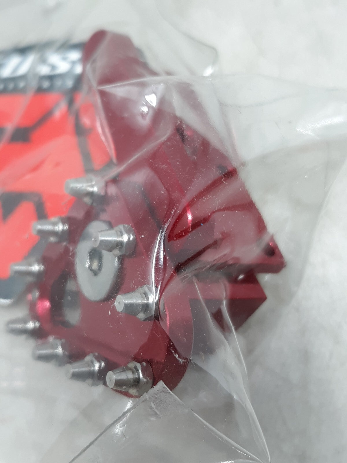 Tusk Aluminum Brake Pedal Replacement Toe Tip Red Motorcycle Dirt Bike MX