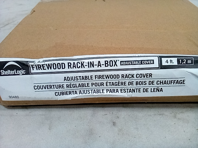 Firewood rack-in-a-box