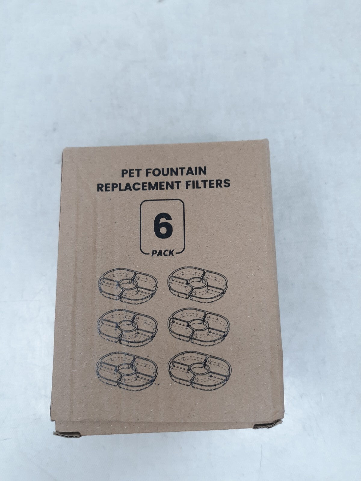 Lot of 6 Pet Fountain Replacement Filters