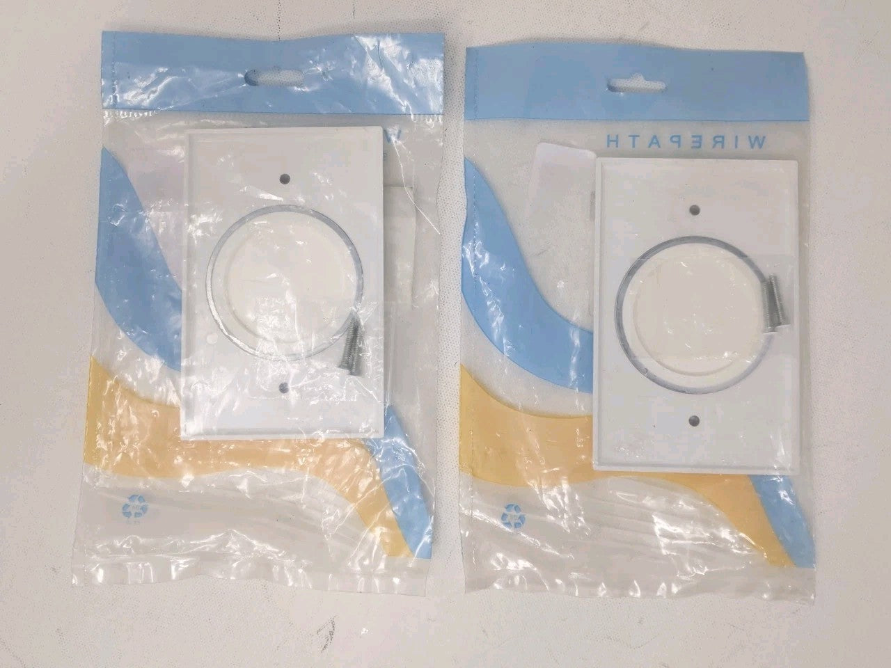 QTY. 2 Wirepath Flexible Bulk Wire WP-FLEXNOSE-1-WH Silicone Rubber Pass-Through