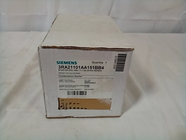 Siemens 3RA2110-1AA15-1BB4 Combination Starter