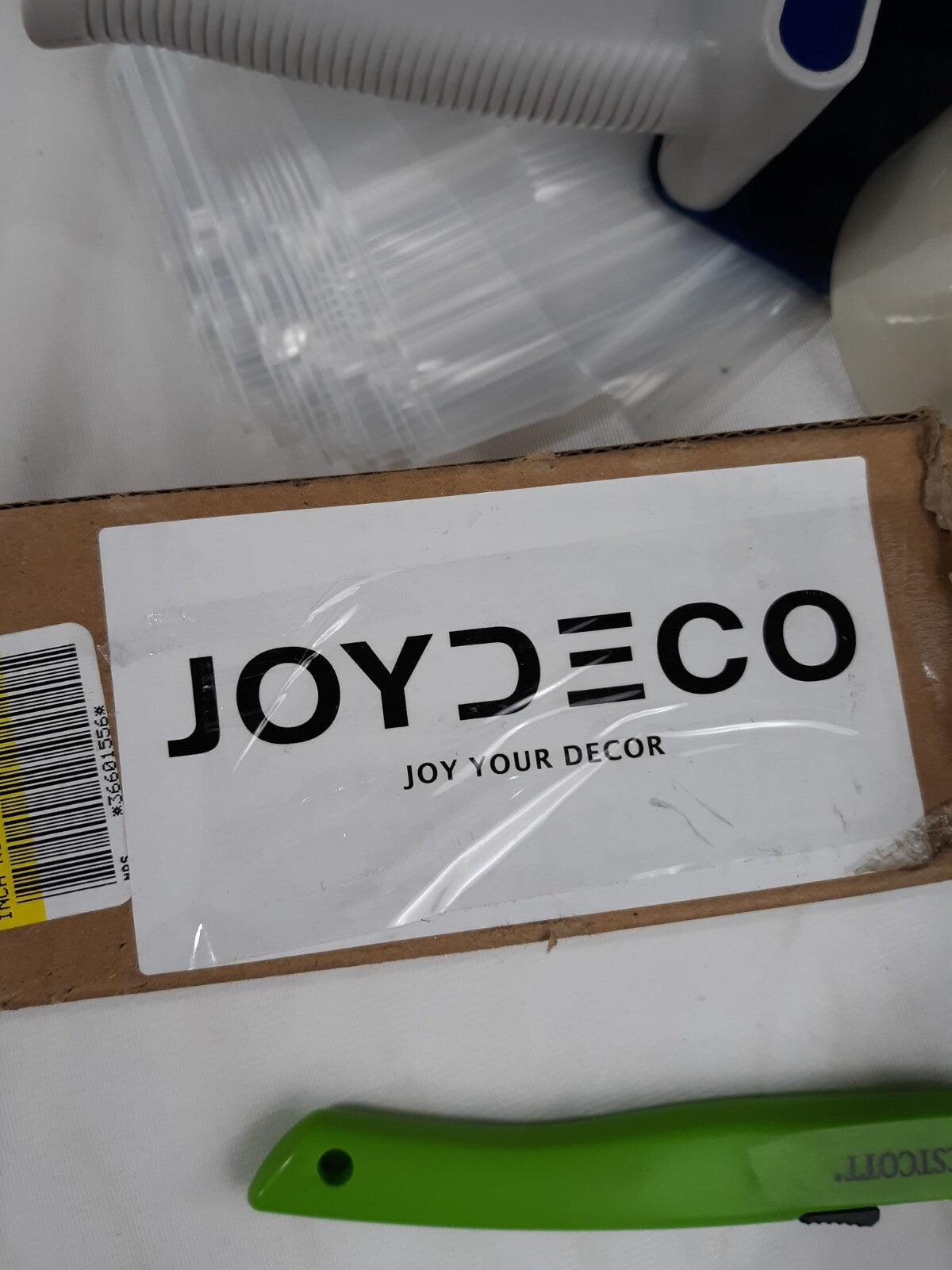 Joydeco 41 x 75 Inch Blackout Window Grey Fabric Blinds and Shades