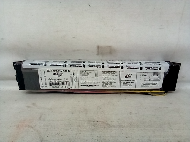 Universal 55109 - B232PUNVHE-B T8 Fluorescent Ballast Black