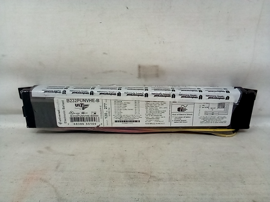 Universal 55109 - B232PUNVHE-B T8 Fluorescent Ballast Black