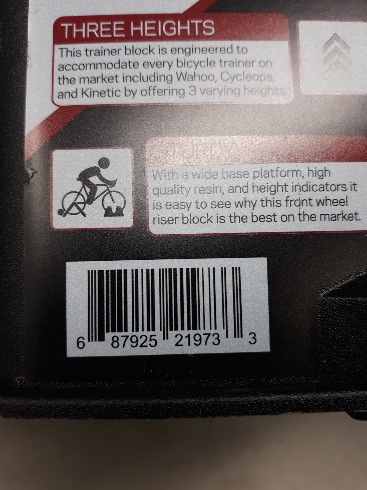 Kom Cycling Indoor Trainer Block 700C/29er Riser Block