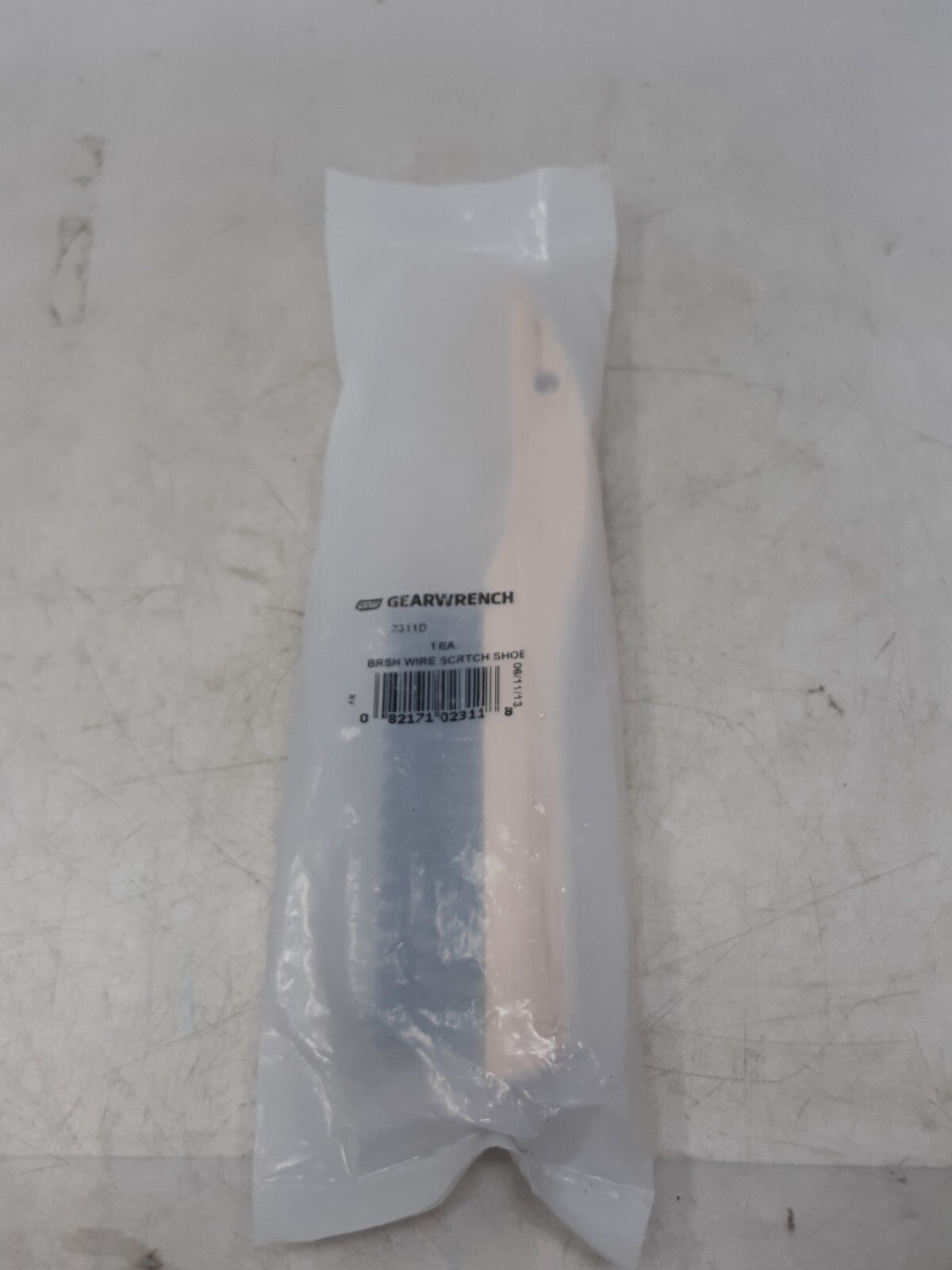 GearWrench KD-2311D Brass Wire Scratch Shoe Brush | Wood Handle | Made in USA |