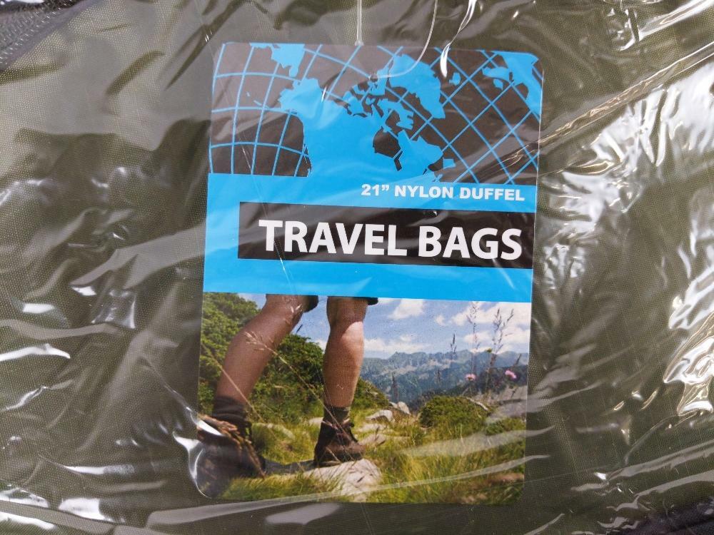 Travel Bags 21" Nylon Duffel - Style#6212 - Olive Green