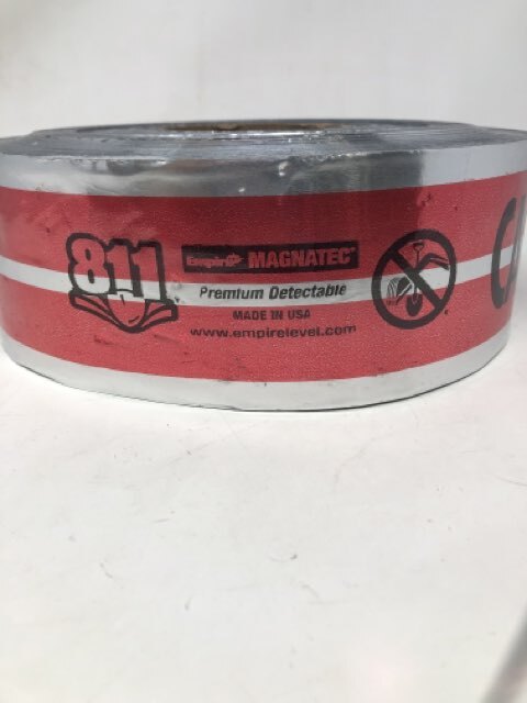 Empire Level MFG 3"x1000' "Electric Line Below"