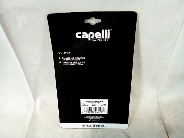 Capelli sport black whistle, pealess