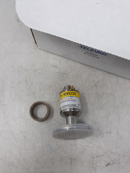 Televac Convection Sensor Model 4A P/N 2-2120-032 SN 406039 Vacuum Gauge