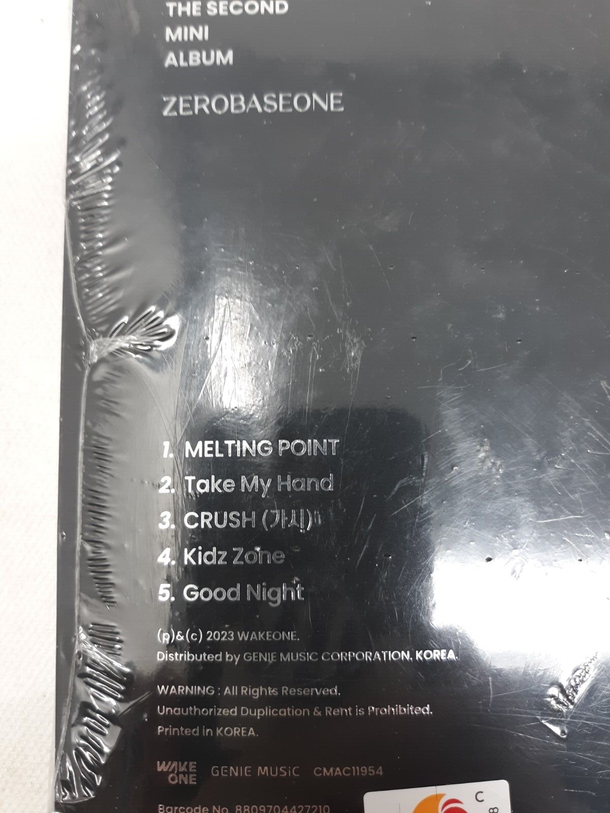 K-Pop ZEROBASEONE Melting Point RICKY Digipack Version CD + Sticker