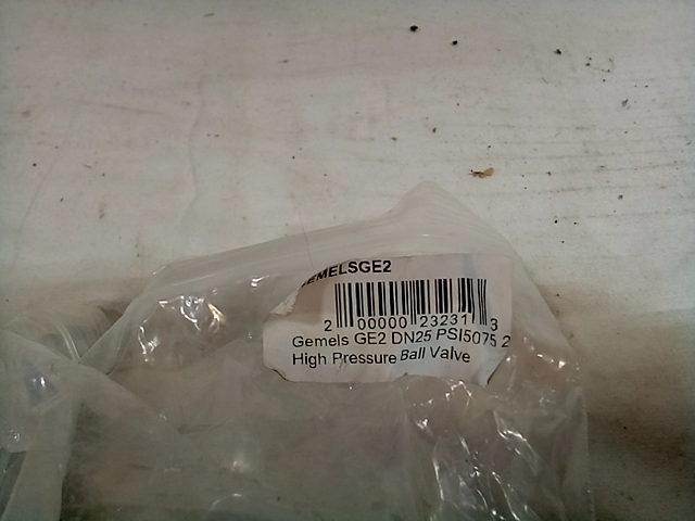 Gemels - High Pressure Ball valve