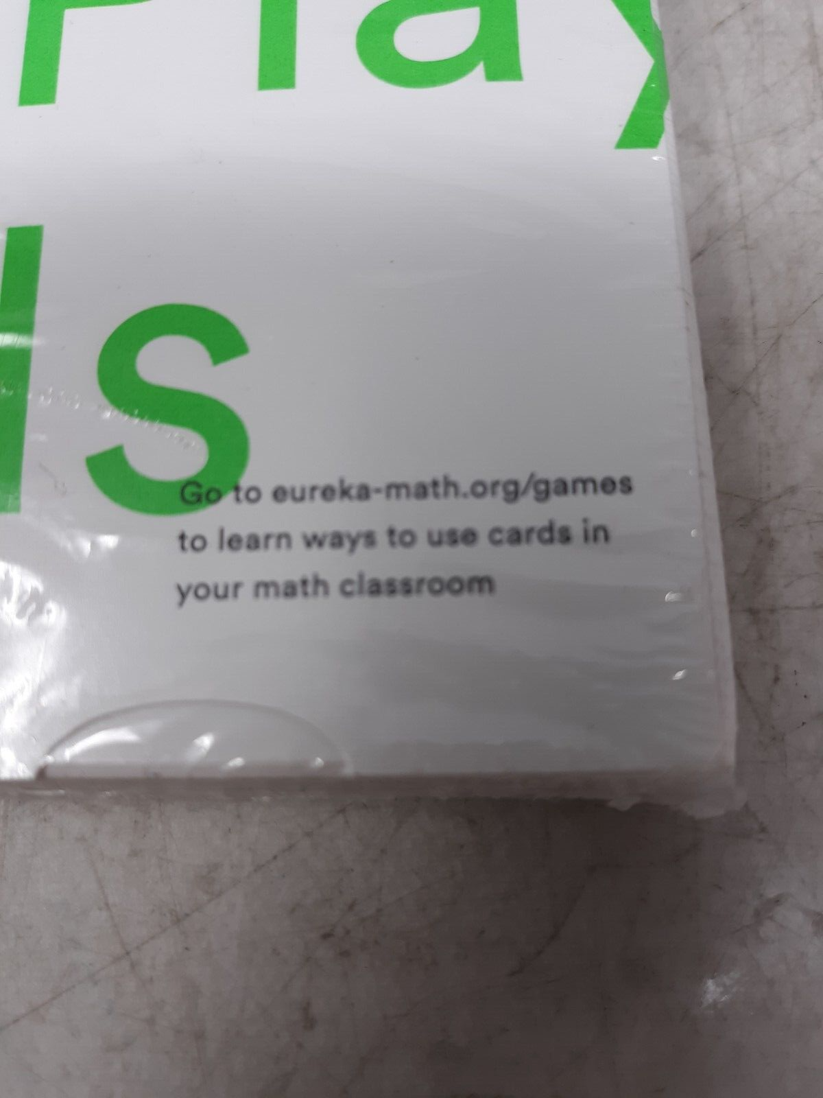 Eureka Math Playing Cards Lot of 6