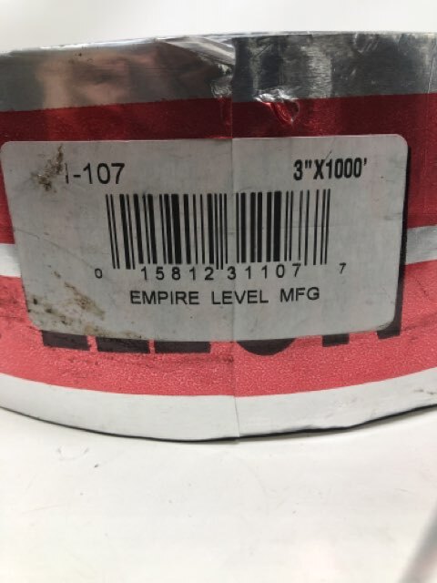 Empire Level MFG 3"x1000' "Electric Line Below"