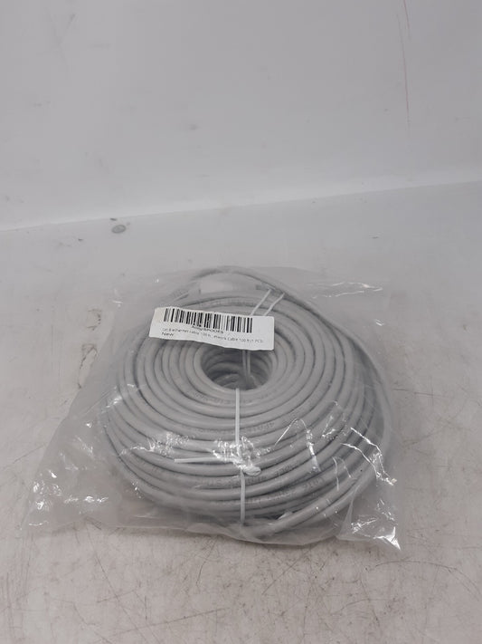 Cat 6 Ethernet Network Cable 100 ft Gray RJ45 LAN Patch Cord High-Speed
