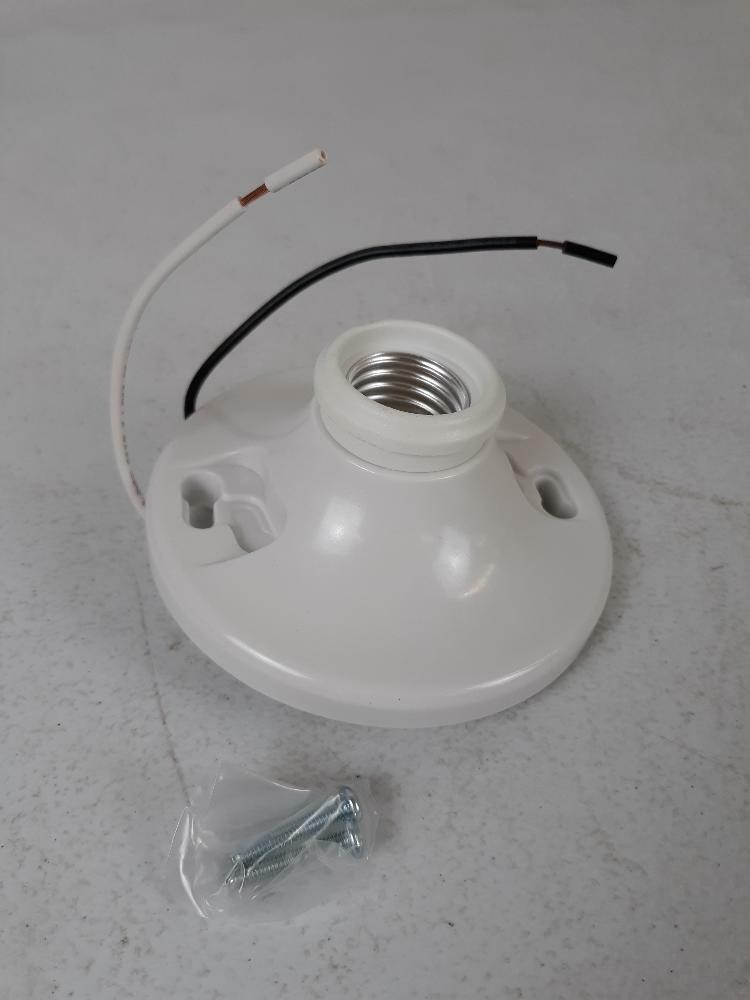 Lot of 2 Seymour Legrand 276-WH6 Keyless Lampholder - 660W, 250V