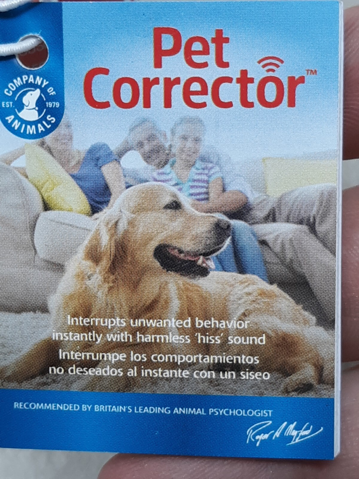 PET CORRECTOR Dog Trainer, 30ml. Stops Barking, Jumping Up, Place Avoidance