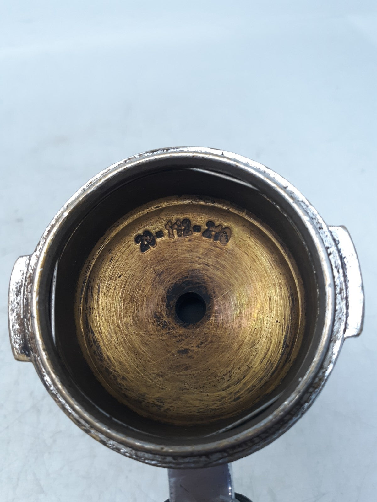 Used Commercial Espresso Machine Portafilter with Double Spout