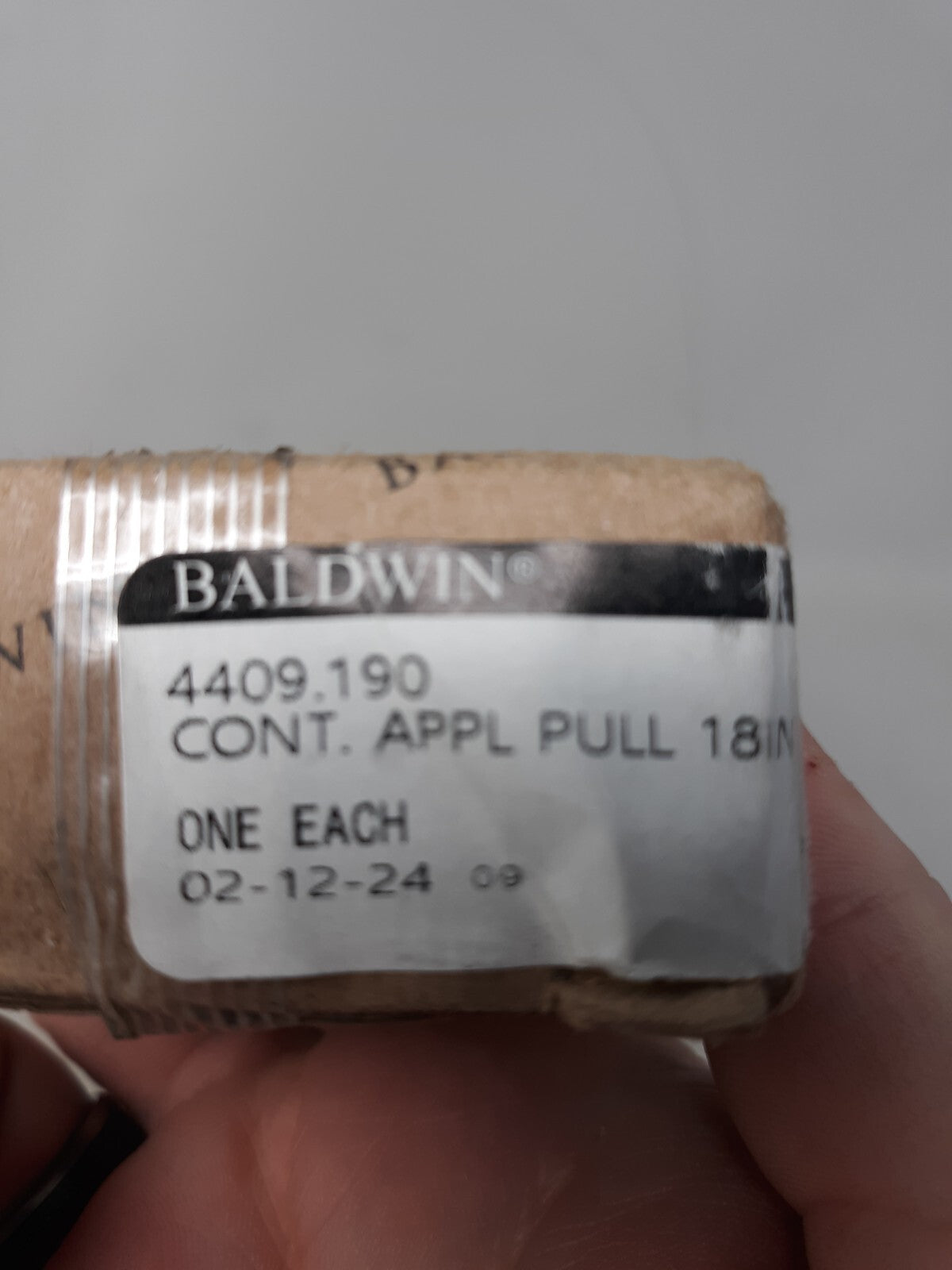 Baldwin 4409.190 Contemporary Appliance Pull Handle 18" Matte Black