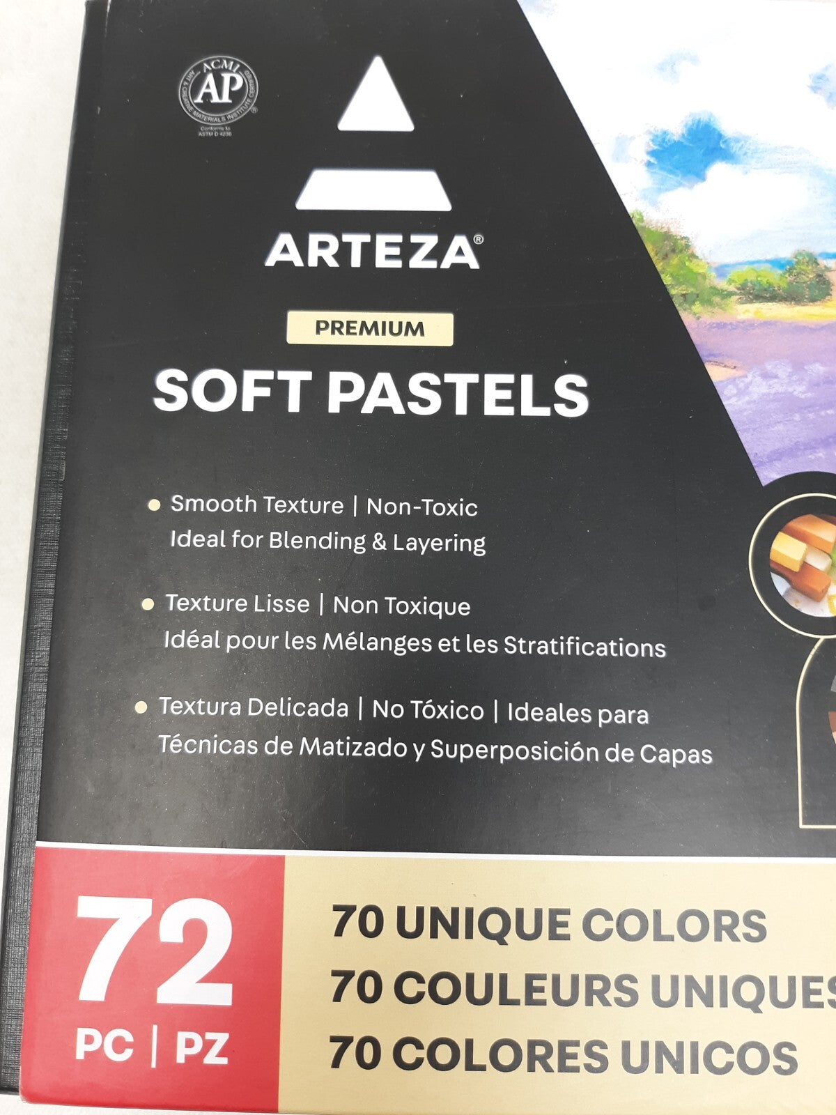 Arteza 72pc. Soft Pastels Premium Smooth Texture Ideal For Blending & Layering