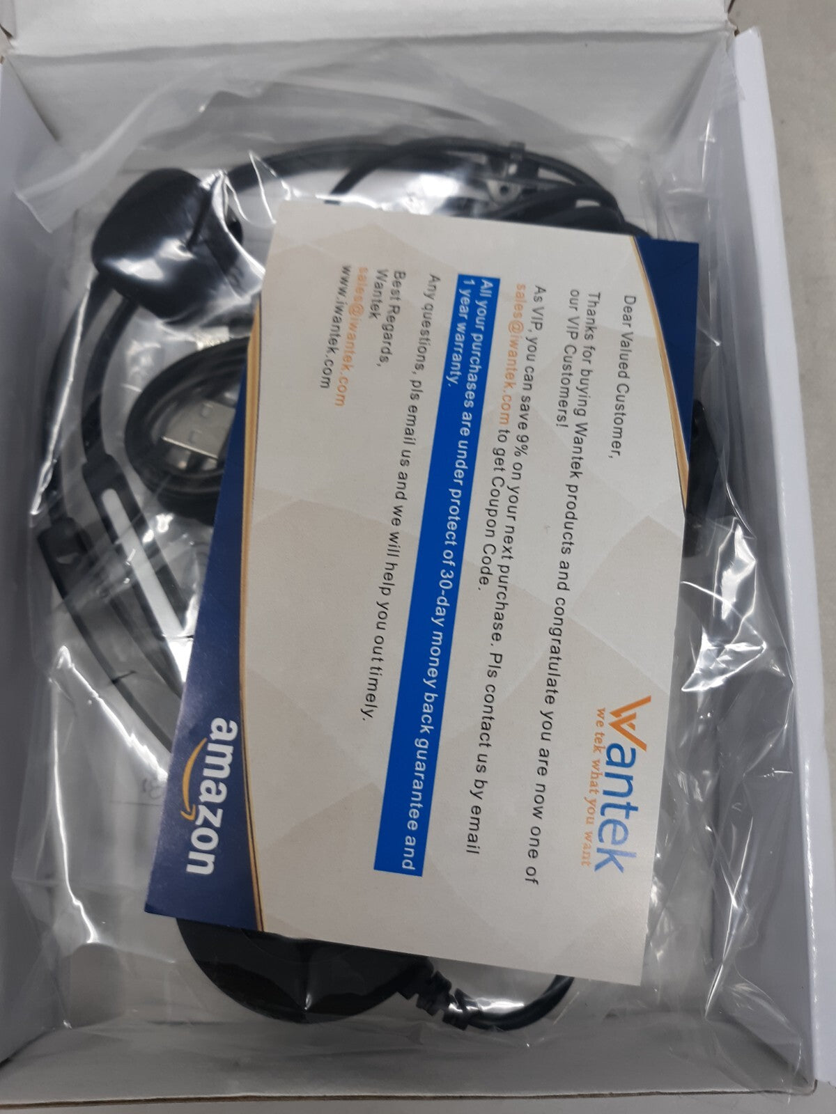 Wantek A681 Wired Headset Microphone USB For Call Centre Home Working Laptop PC