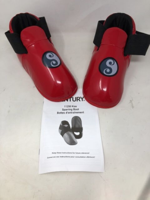 Century Kize Sparring Boots Red 3/4