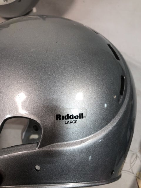 Xenith Football Helmet Empty Shells M, M, L Silver - Rejected Shells Only