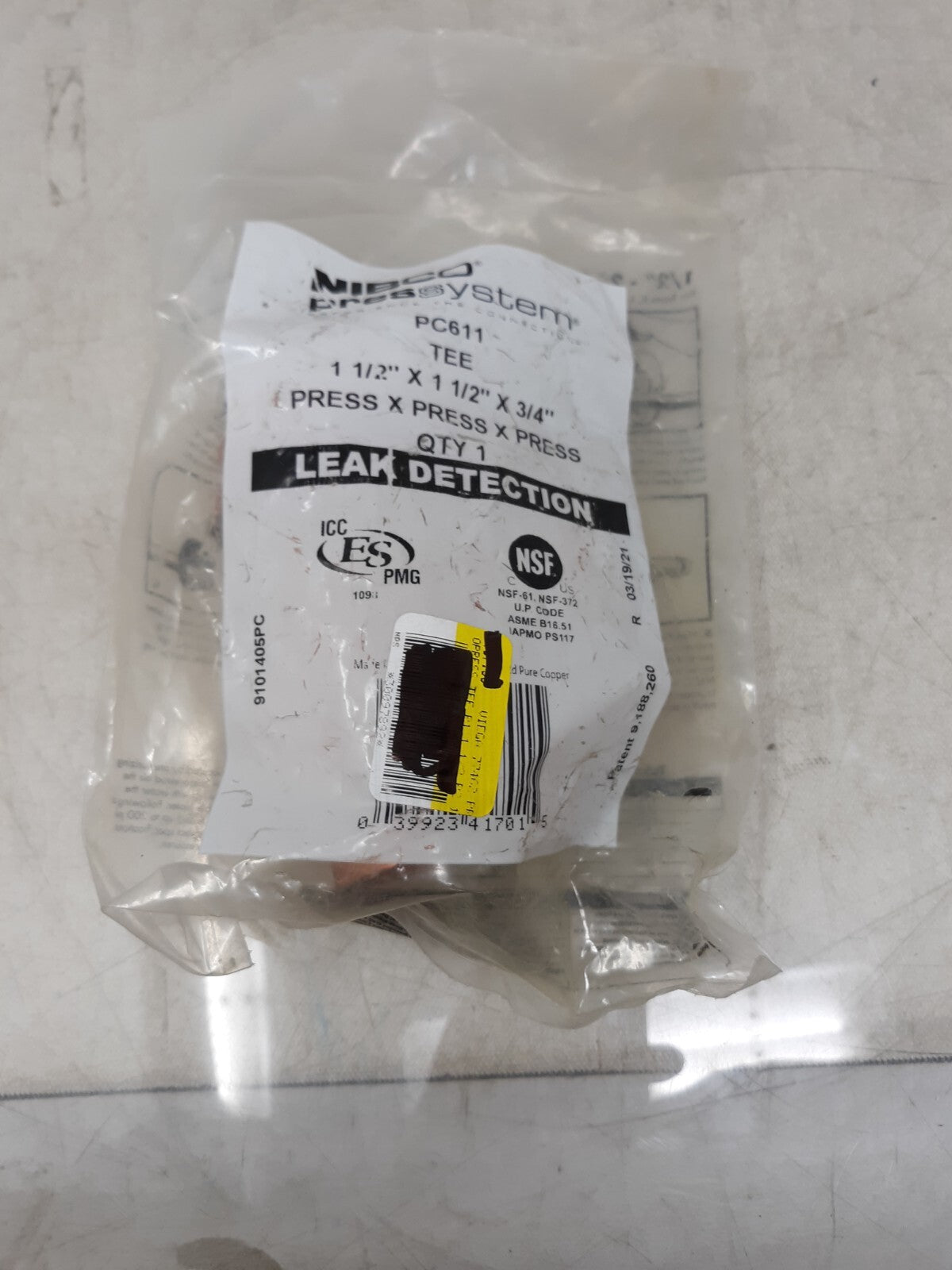 NIBCO PC611 Press System Tee