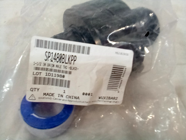 1-1/2" Union Male - SP1480BLKPP