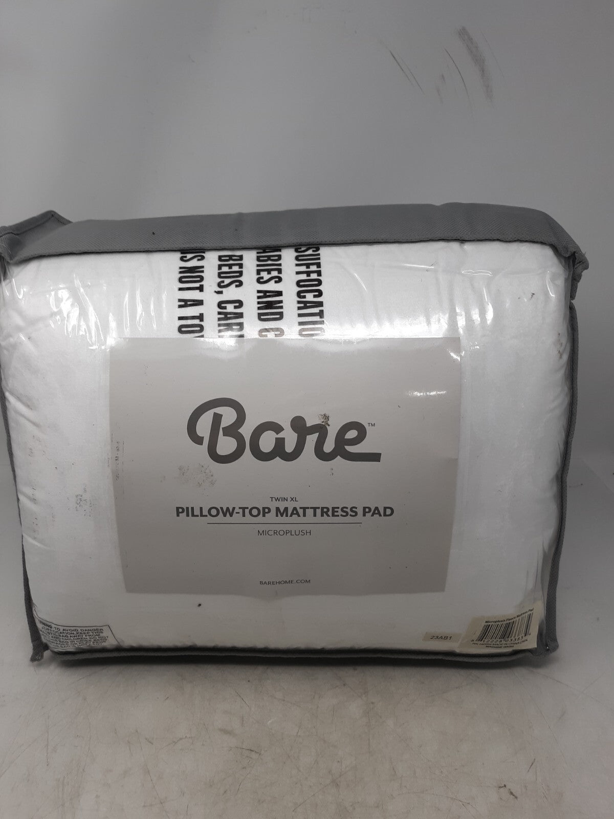 Bare Home Twin XL Pillow-Top Mattress Pad Microplush Fleece 812228033834