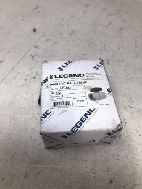 LEGEND - S-601 PVC Ball Valve