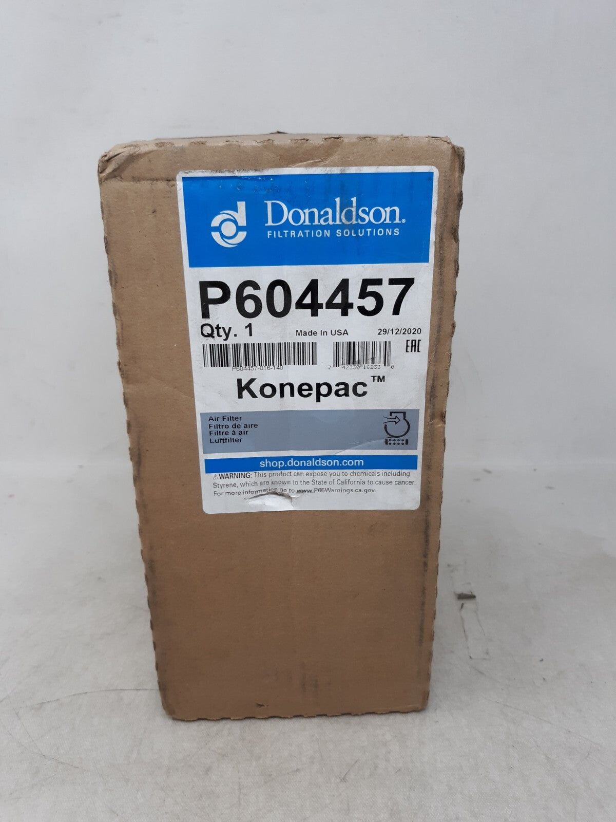 DONALDSON P604457 Air Filter For Carrier Transicold X22100A, X22500A, X22500R
